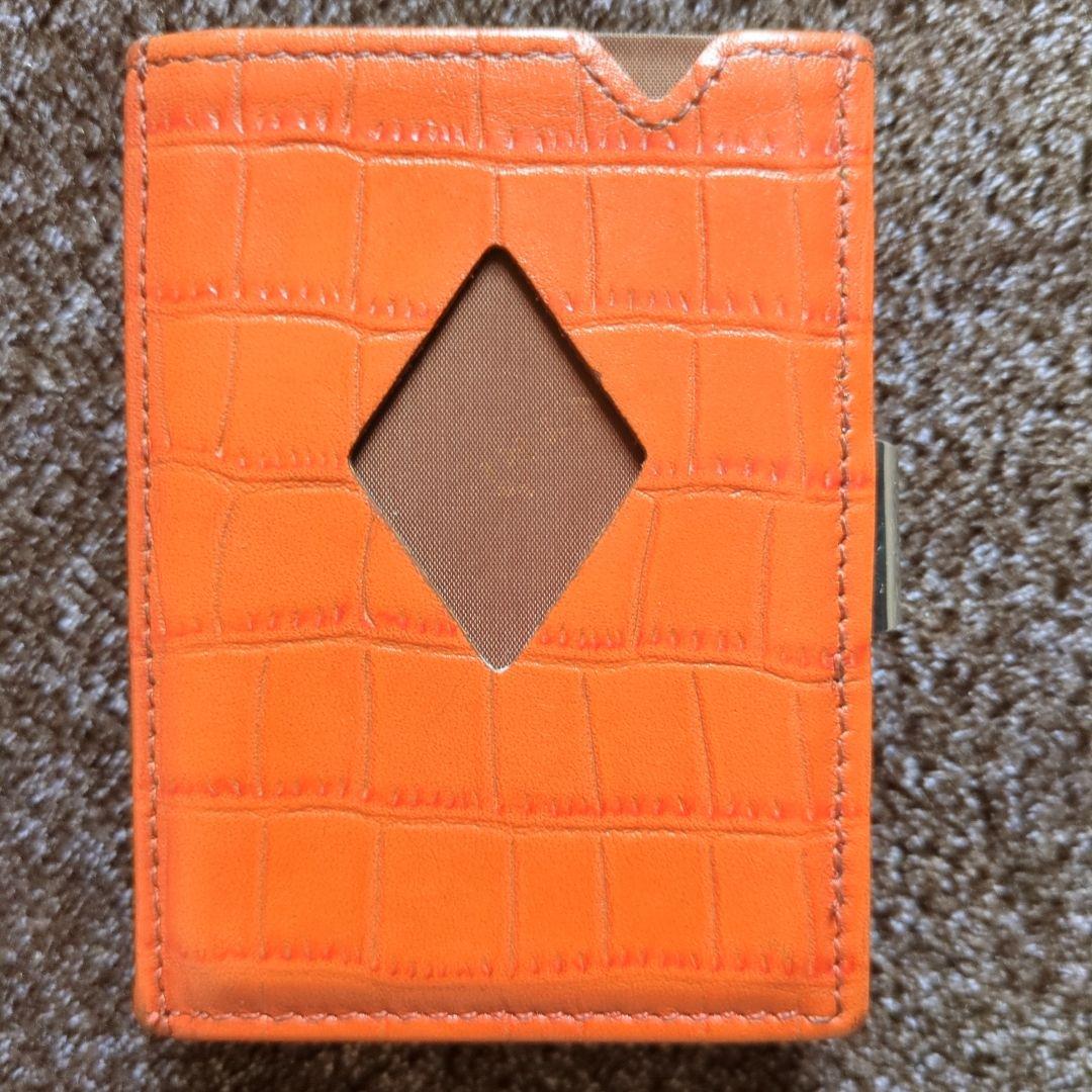 【品】［EXENTRI] エキセントリ マルチウォレット　カイマンオレンジ