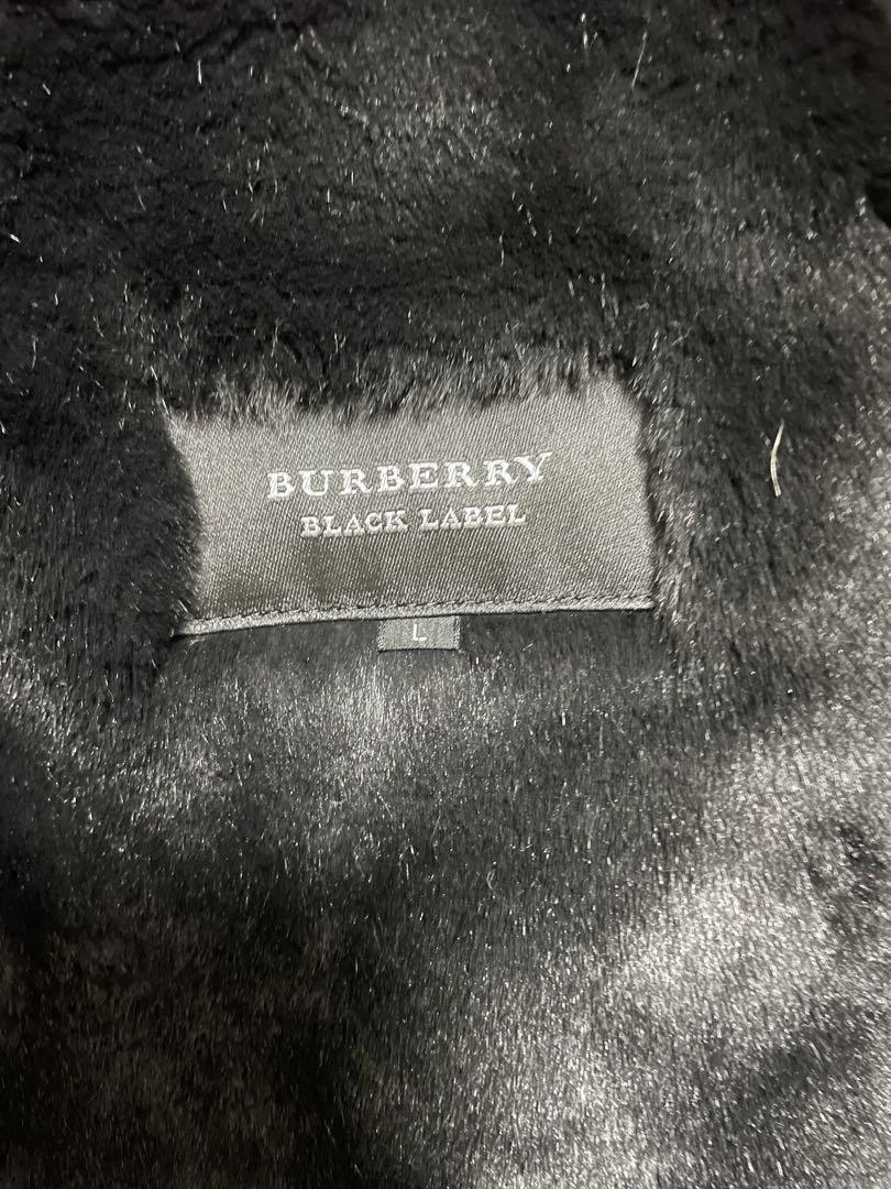 BURBERRY フェイクムートンコート　メンズ