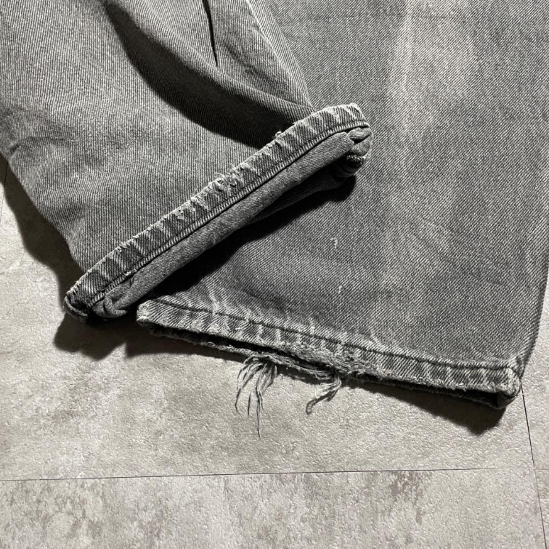 【W38 L29】00s usa levi's black リーバイス 550 00s メキシコ製 Levi'sリーバイス 550 ブラック デニムパンツ