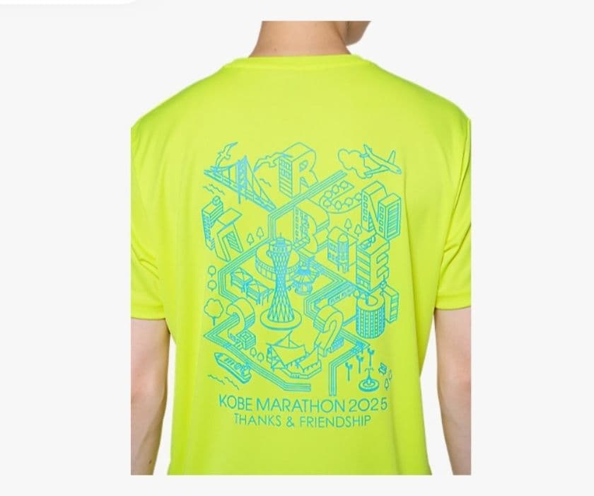 ASICS 神戸マラソン 2025 Tシャツ Mサイズasics