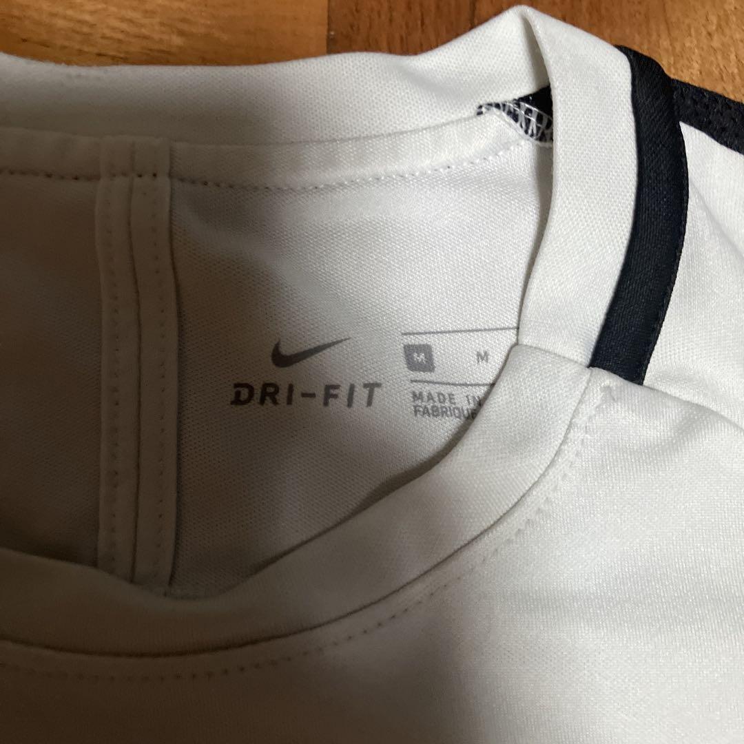 Nike DRI-FIT ホワイトジャージ Mサイズ - メルカリ