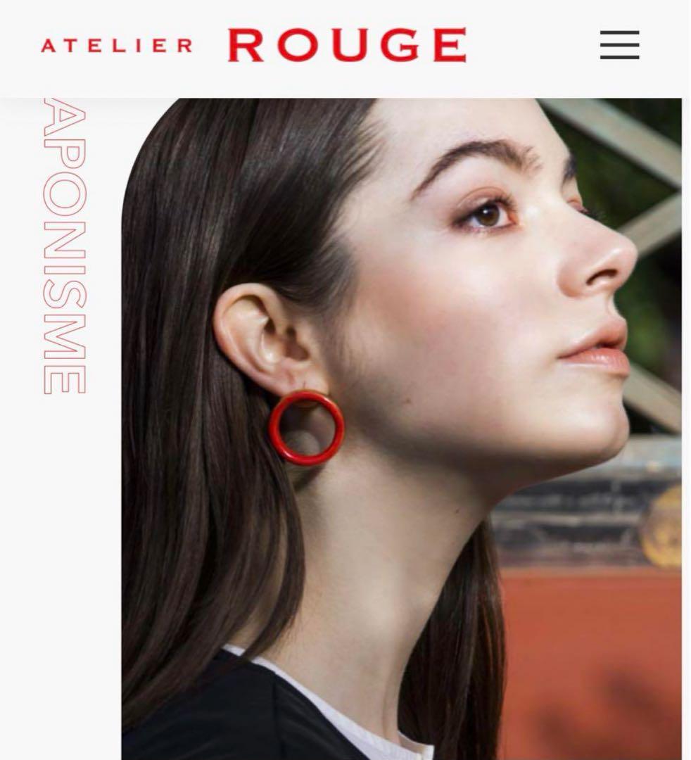 アトリエルージュ✳︎ 朱輪ピアス・慈愛ピアスセット売り