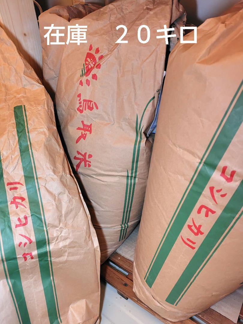 鳥取県産新米　コシヒカリ　　　減農薬玄米　１０キロ