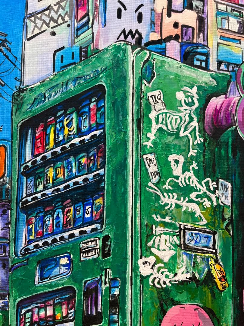 自動販売機を持つ少女 自動販売機を持つ少女