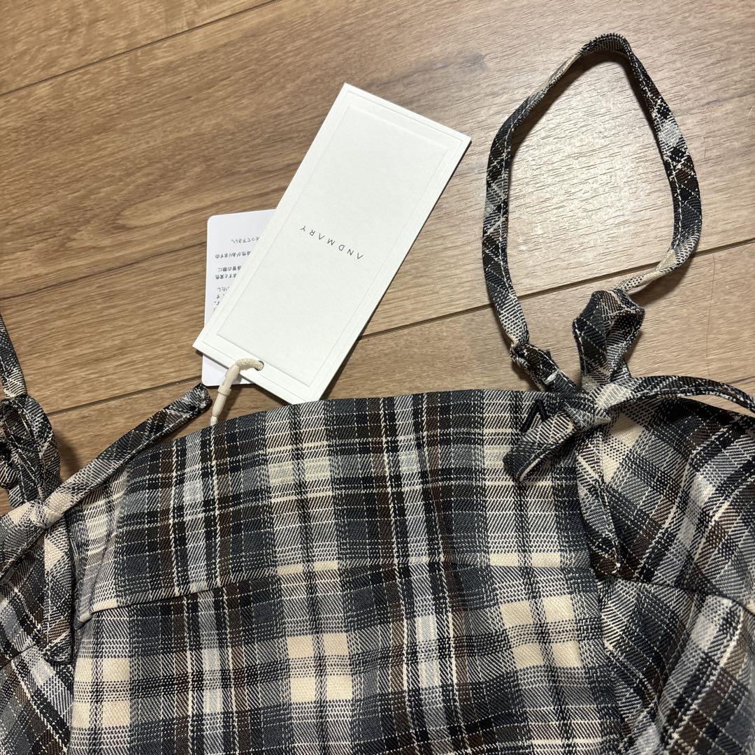 ANDMARY】Natalie check mini dress