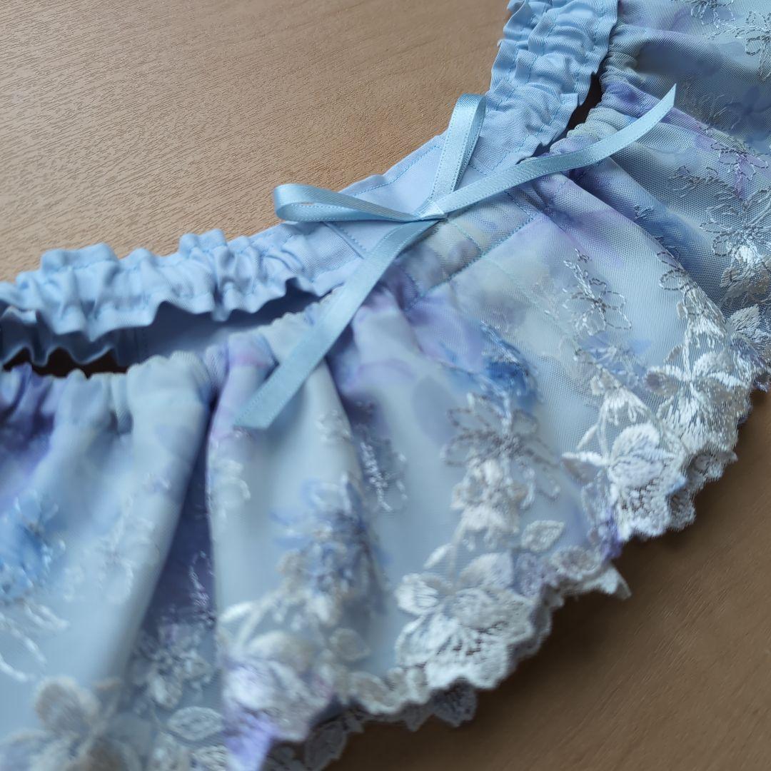 ラボット服　LOVOT　ハンドメイド　ドレスワンピース＋ブルー＆パープル　２着