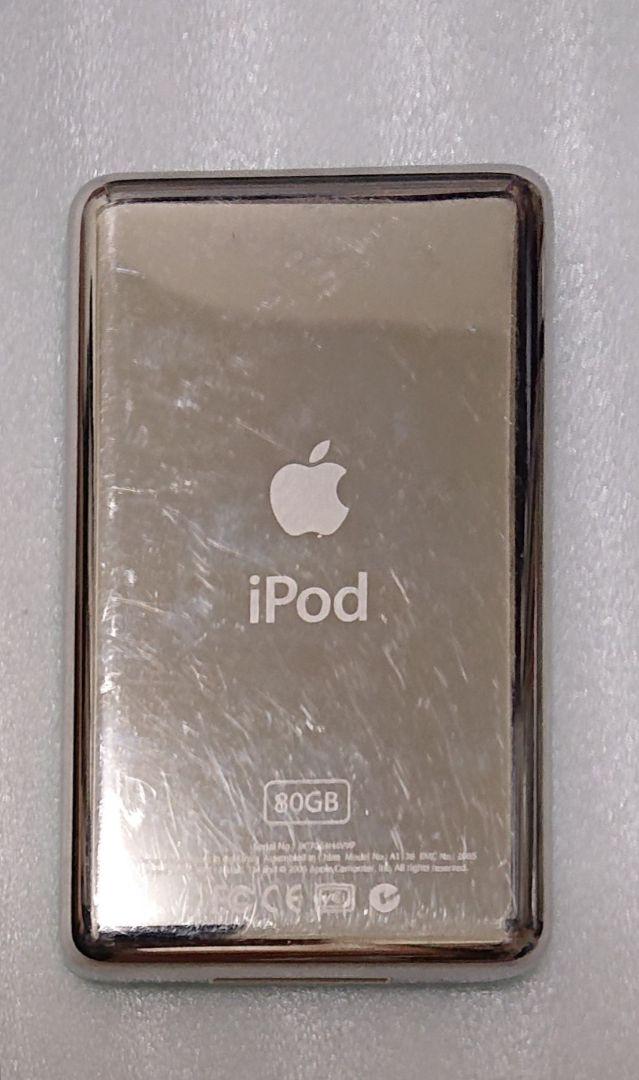 동작 확인이 끝난 iPod classic 제5세대 80 GB MA448J