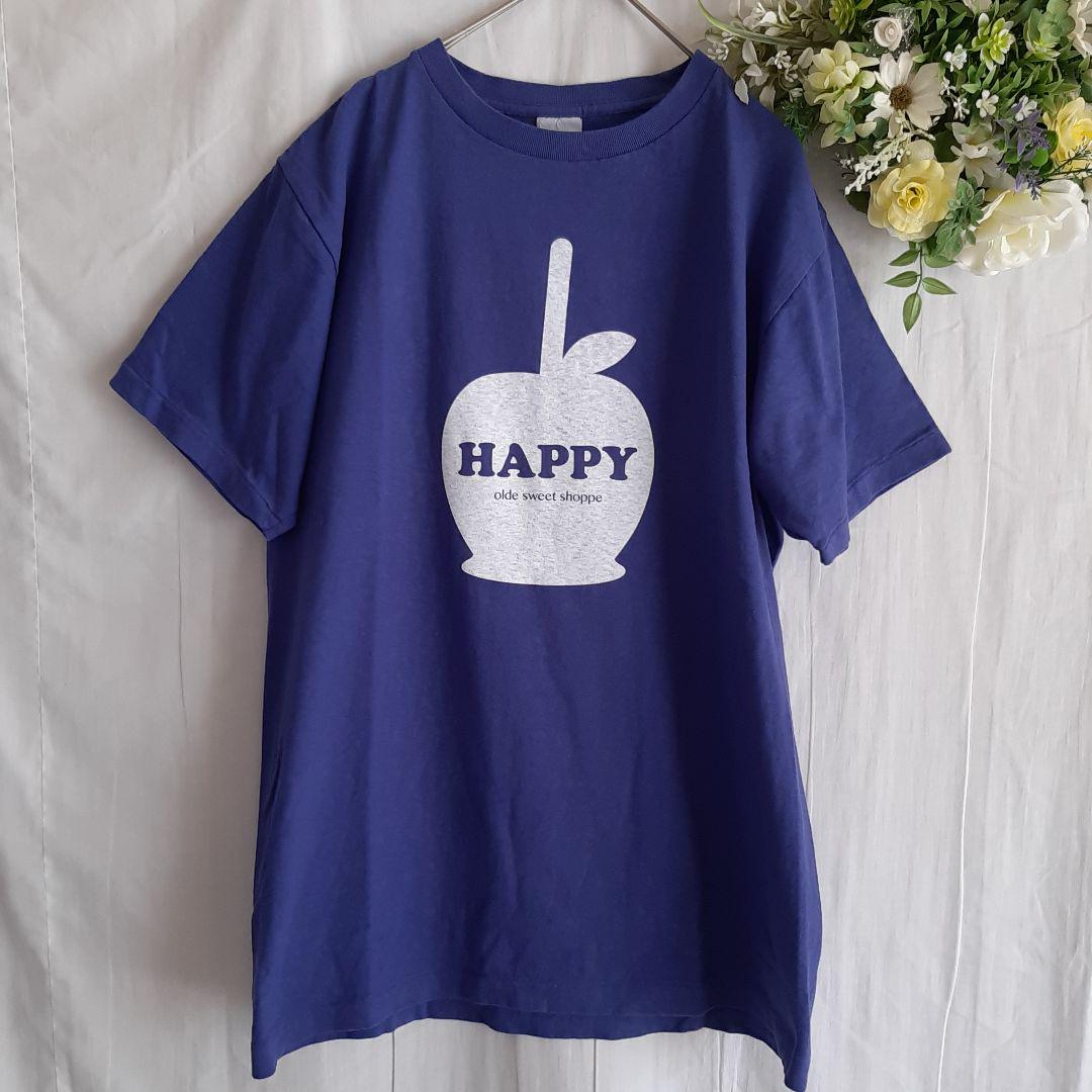 ORDINARY FITS HAPPYユニセックス Tシャツ 半袖 ブルー - メルカリ