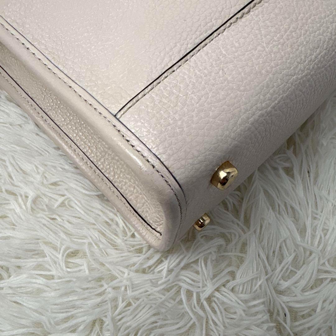 美品✨コーチ　2way デンプシー アイボリー　肩掛け　5268
