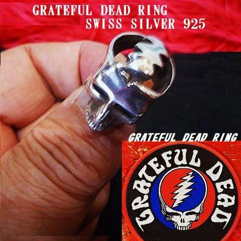 グレイトフル・デッド スカルリング グレイトフルデッド Grateful Dead スカルメンズリング 22号