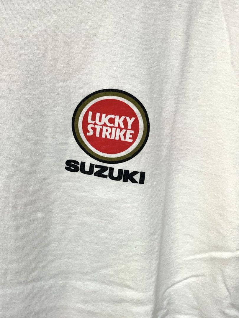 90s SUZUKI LUCKY STRIKE ヴィンテージ Tシャツ 当時物