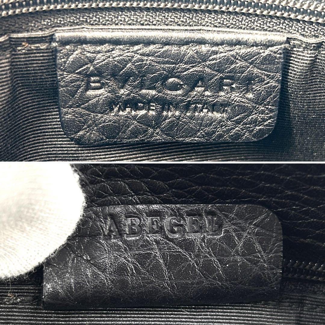 【正規品・美品】ブルガリ ベッキー マキシレッタレ 総柄 ロゴチャーム ブラック