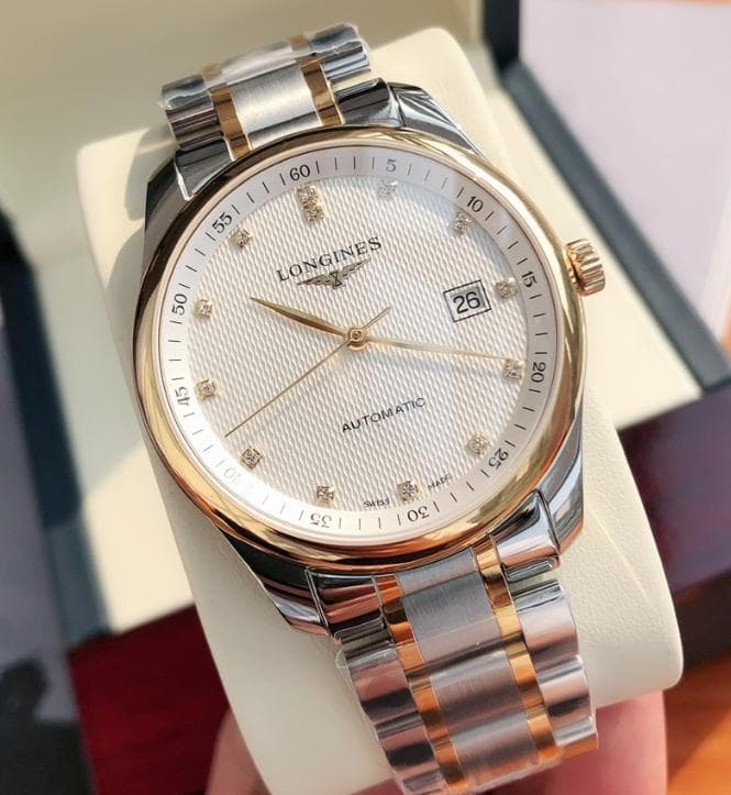 LONGINES 自動巻き 腕時計 シルバー/ゴールド