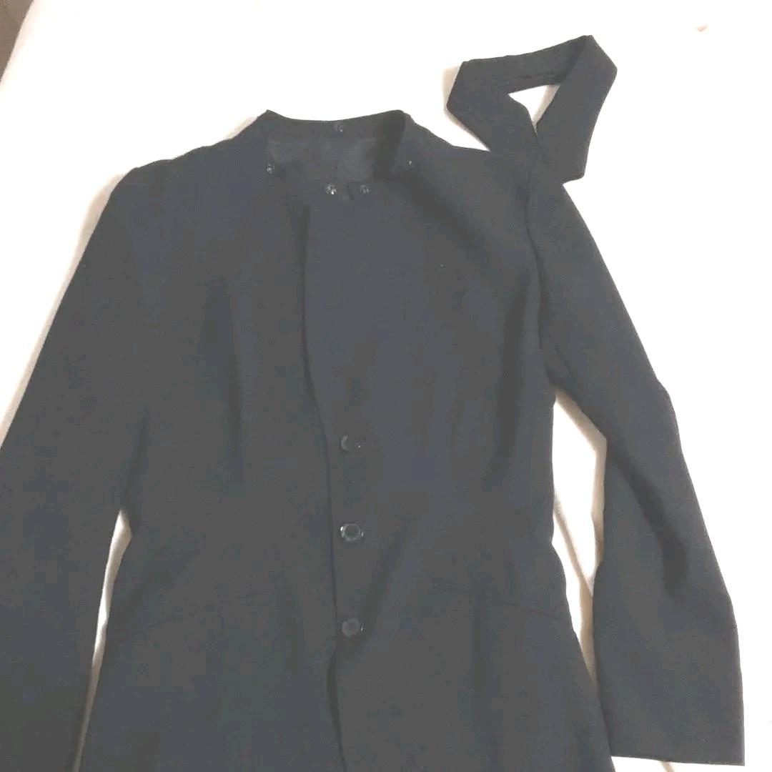 希少 美品 ワイズ 上質 デザイン テーラードジャケット ウール 変形 Yohji Yamamoto Pour Homme 【men3292I】 REPLICA 02AW ウール