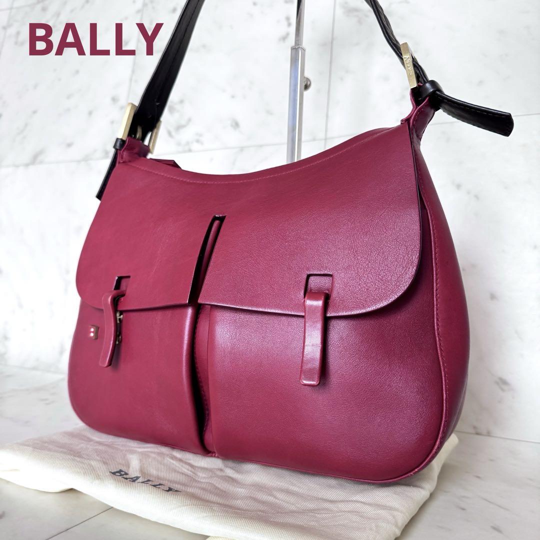 BALLY　バリー　ハンドバッグ　レザー　ボルドー Bally - バリー ハンドバッグ - ボルドー レザーの通販 by