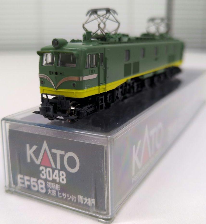 ◆KATO 3048 EF58初期形大窓ヒサシ付青大将 2005lot Amazon | KATO Nゲージ EF58 初期形大窓ヒサシ付 青大将 3048