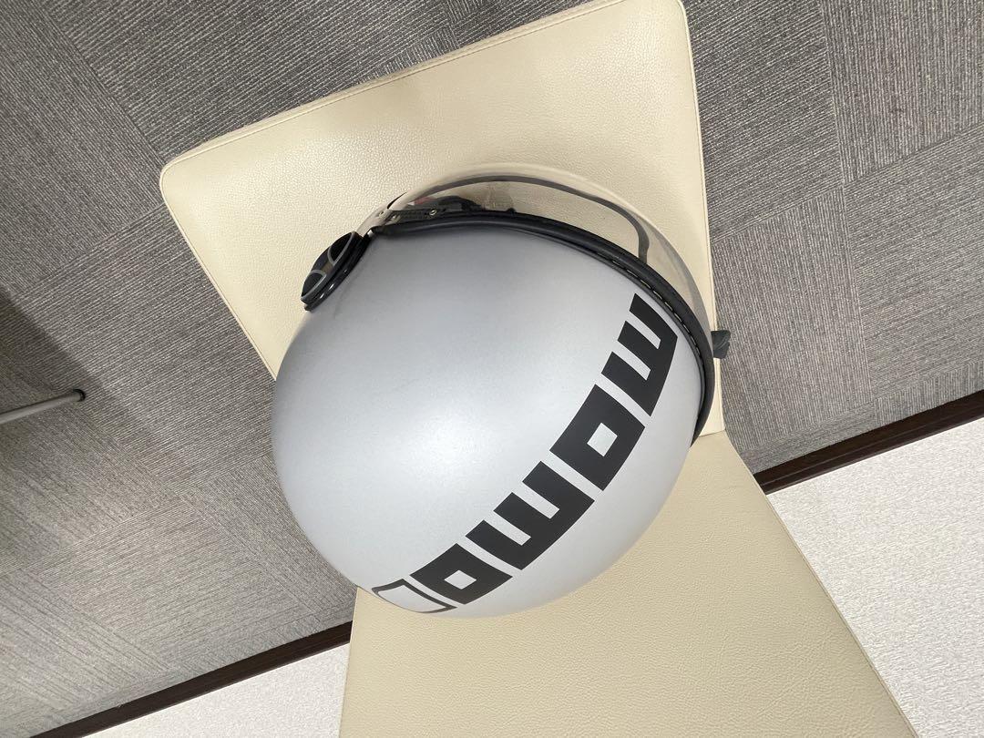 美品！モモデザインヘルメット Momo Design マットグレー／シルバー　L