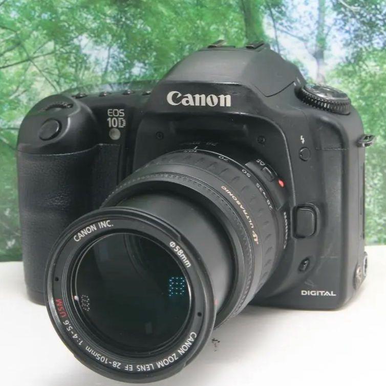 ❤スマホに転送OK✴初心者向き☆canon EOS 10D♪付属品多数❤
