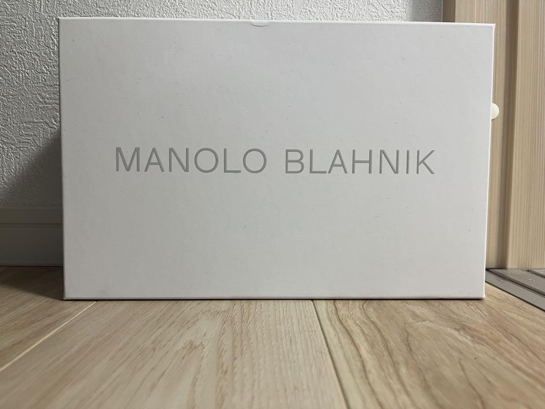 本格派ま！ BLAHNIK MANOLO ネイビー メルカリ - ミュール※断捨離中値下げ可 靴