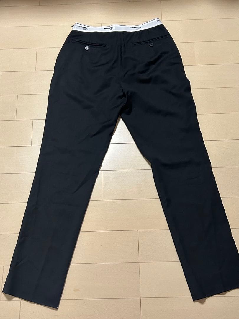 HommeGirls ブラック クラシック オムガール ブラック パンツ HommeGirls ブラック クラシック オムガール ブラック パンツ