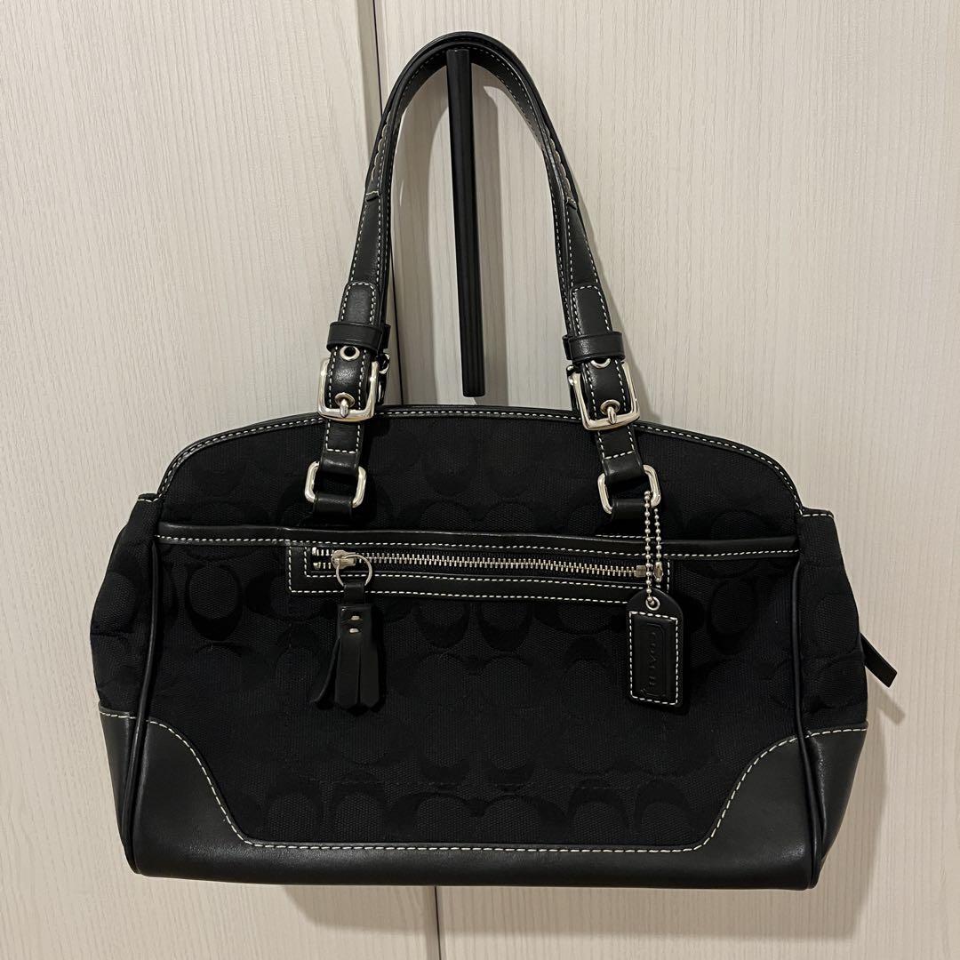 COACH シグネチャーボストンバッグ
