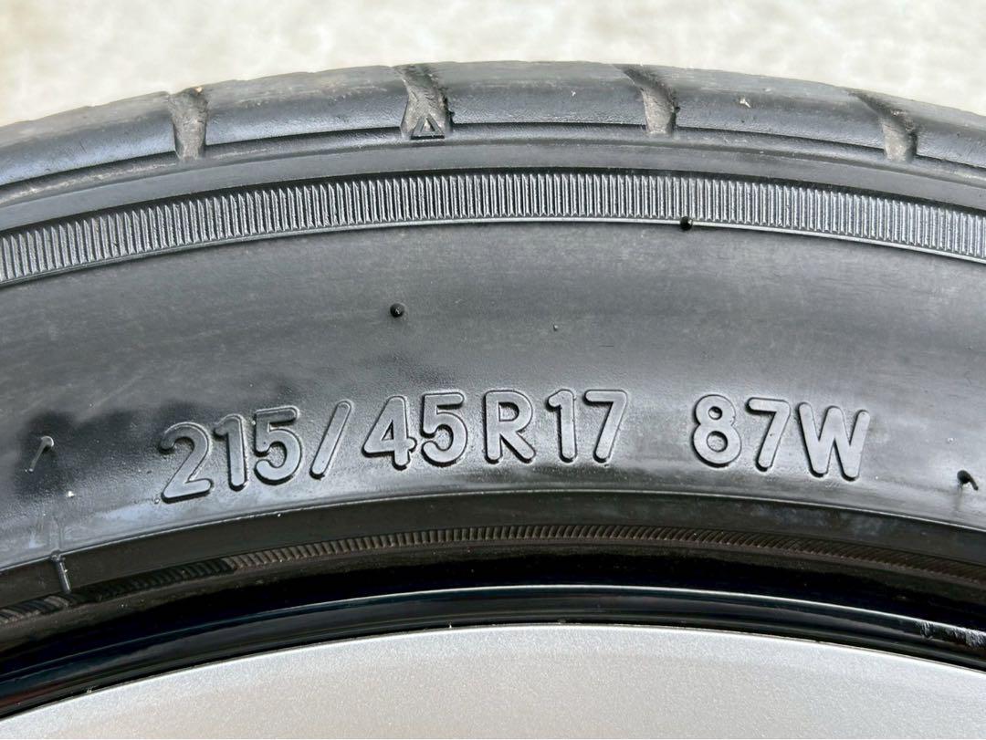 福岡発　50プリウス 純正ホイール　215/45/R17 美品