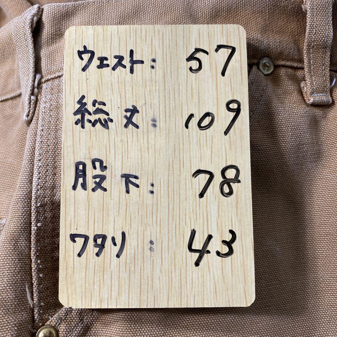90s Carhartt USA製 ダブルニー　神フェード ワークパンツw46