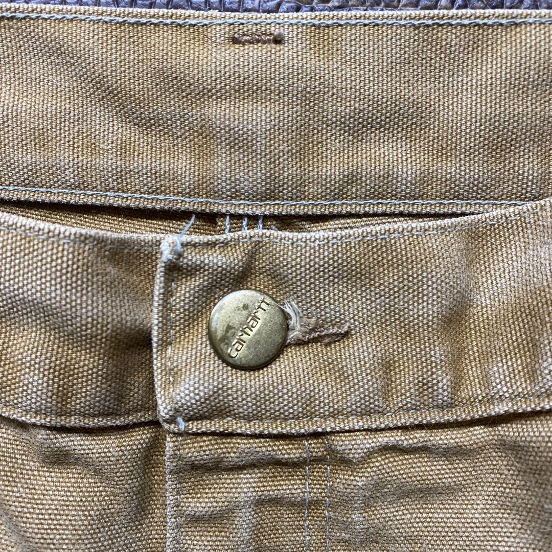 90s Carhartt USA製 ダブルニー　神フェード ワークパンツw46