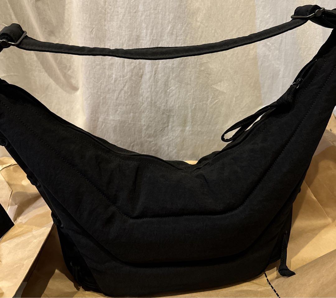 新品 lemaire 24AW GAME BAG MIDIUM black Lemaire - Large Soft Game Bag in Dark Chocolate – Stoy
