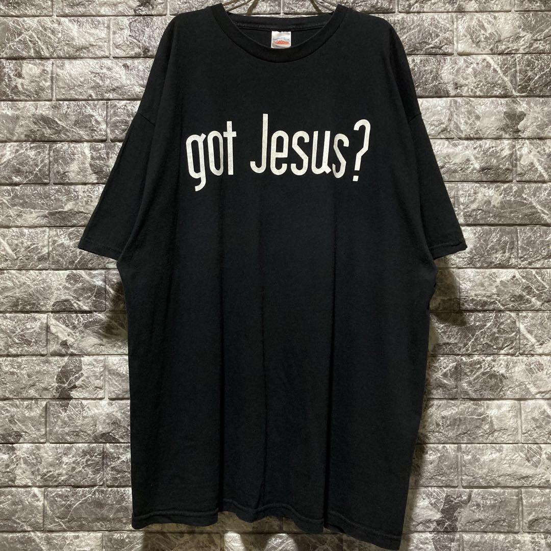 希少 got Jesus? Tシャツ 2XL BLACK 黒 ゴットジーザス