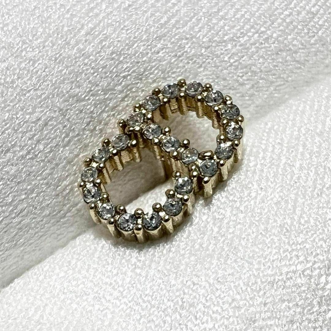 【片耳1個のみ・超美品】ディオール　Clair D Lune ピアス　ゴールド色