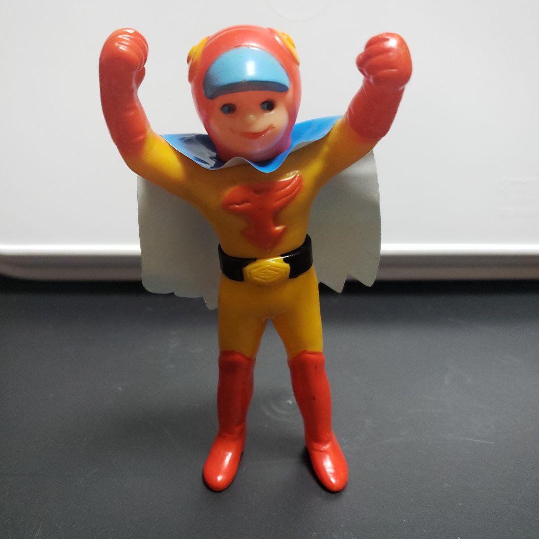万創 科学忍者隊ガッチャマン ソフビ人形 希少キャラクター玩具