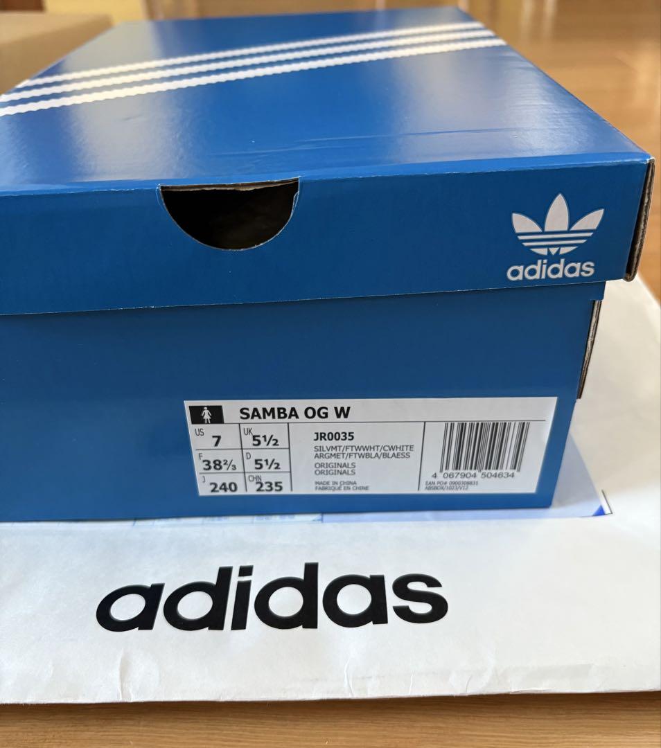 【新品】adidas Samba OG W 24cm シルバー