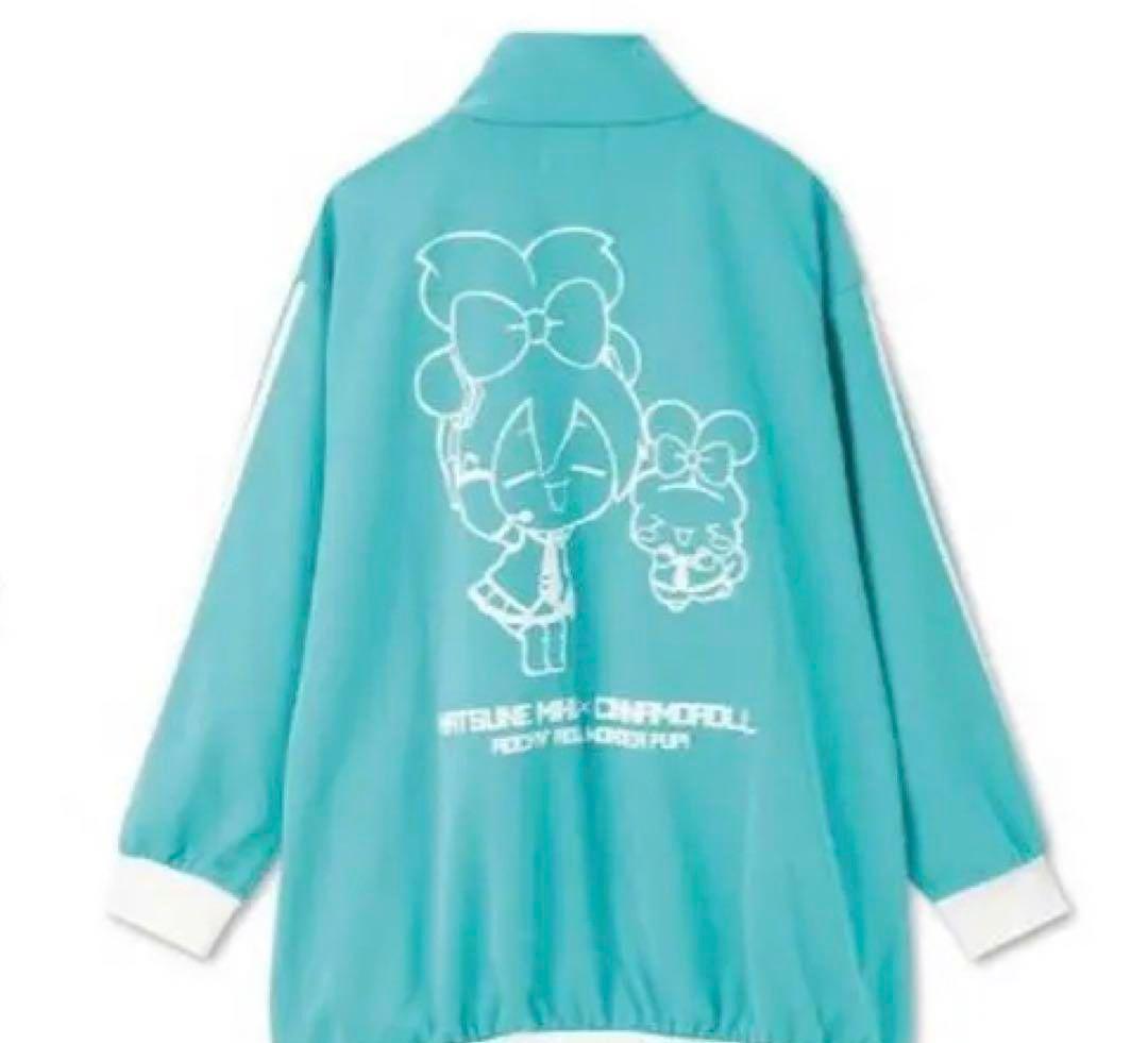 初音ミク　シナモロール　シナモン　ブルゾン　トラック　ジャケット　アベイル　L