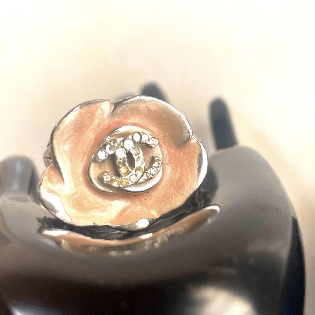 公式 訳あり値下げ‼️ CHANEL リング ラインストーン カメリヤ シャネル アクセサリー