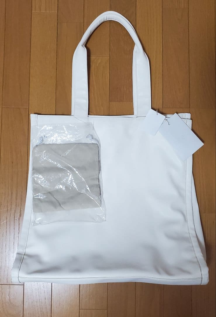 【値下げ】ESLOW (未使用タグ付き) ホワイトバッグ