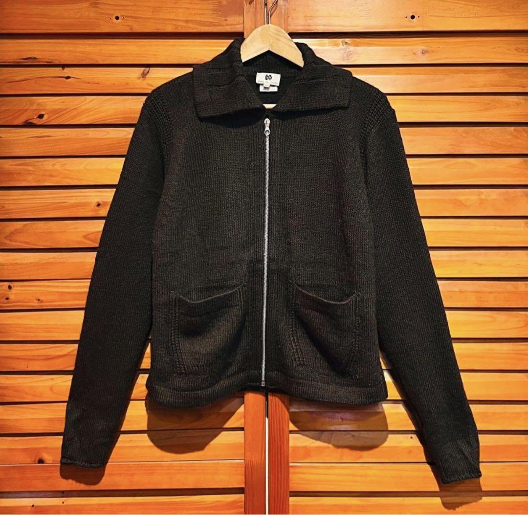 初期 90SDRIES VAN NOTENフルジップアルパカニットブルゾン