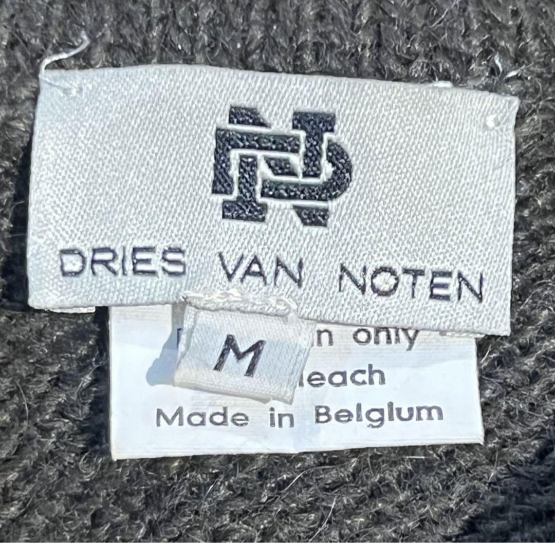 初期 90SDRIES VAN NOTENフルジップアルパカニットブルゾン 初期 90SDRIES VAN NOTENフルジップアルパカニットブルゾン