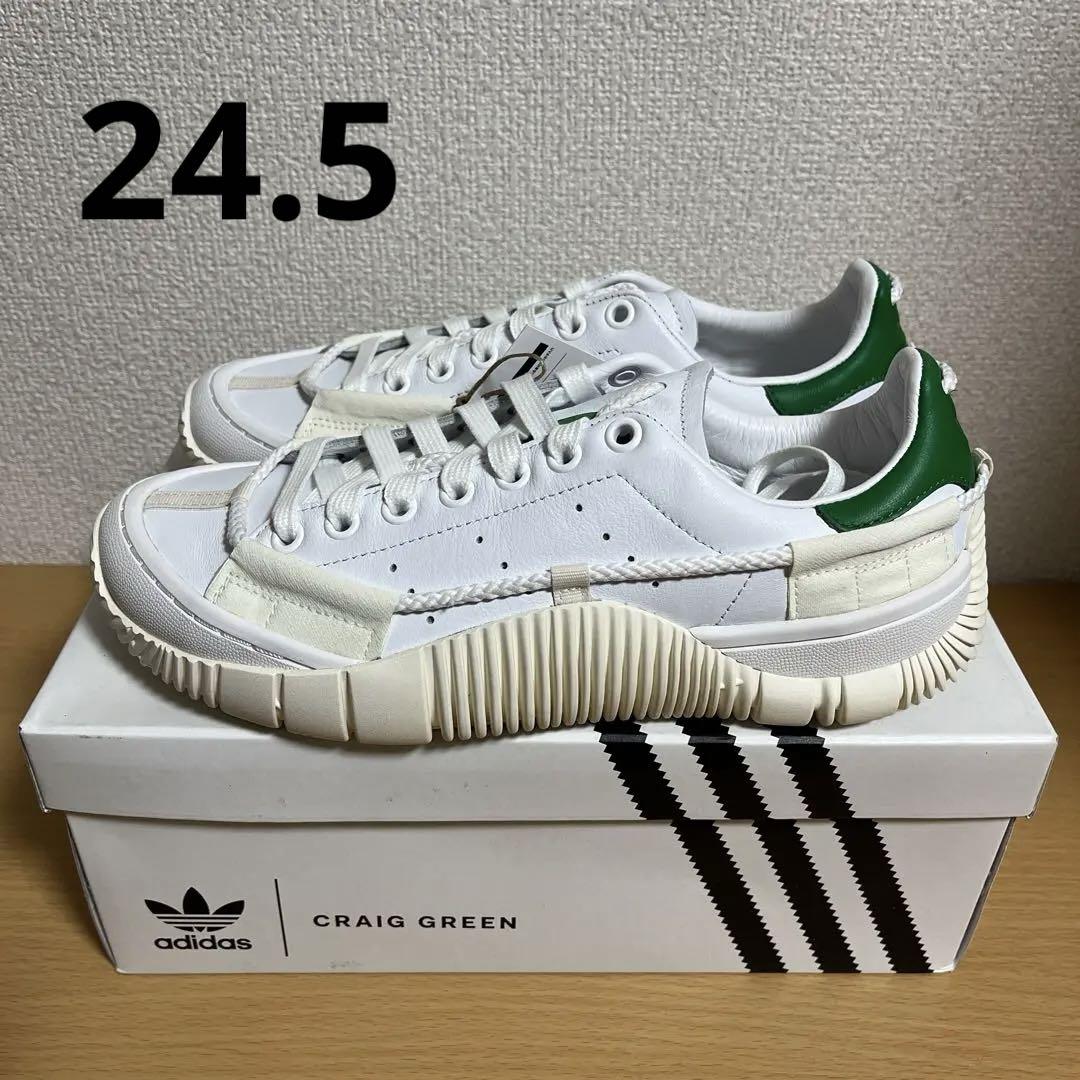 新品 ADIDAS CG SCUBA STAN 白緑 24.5cm