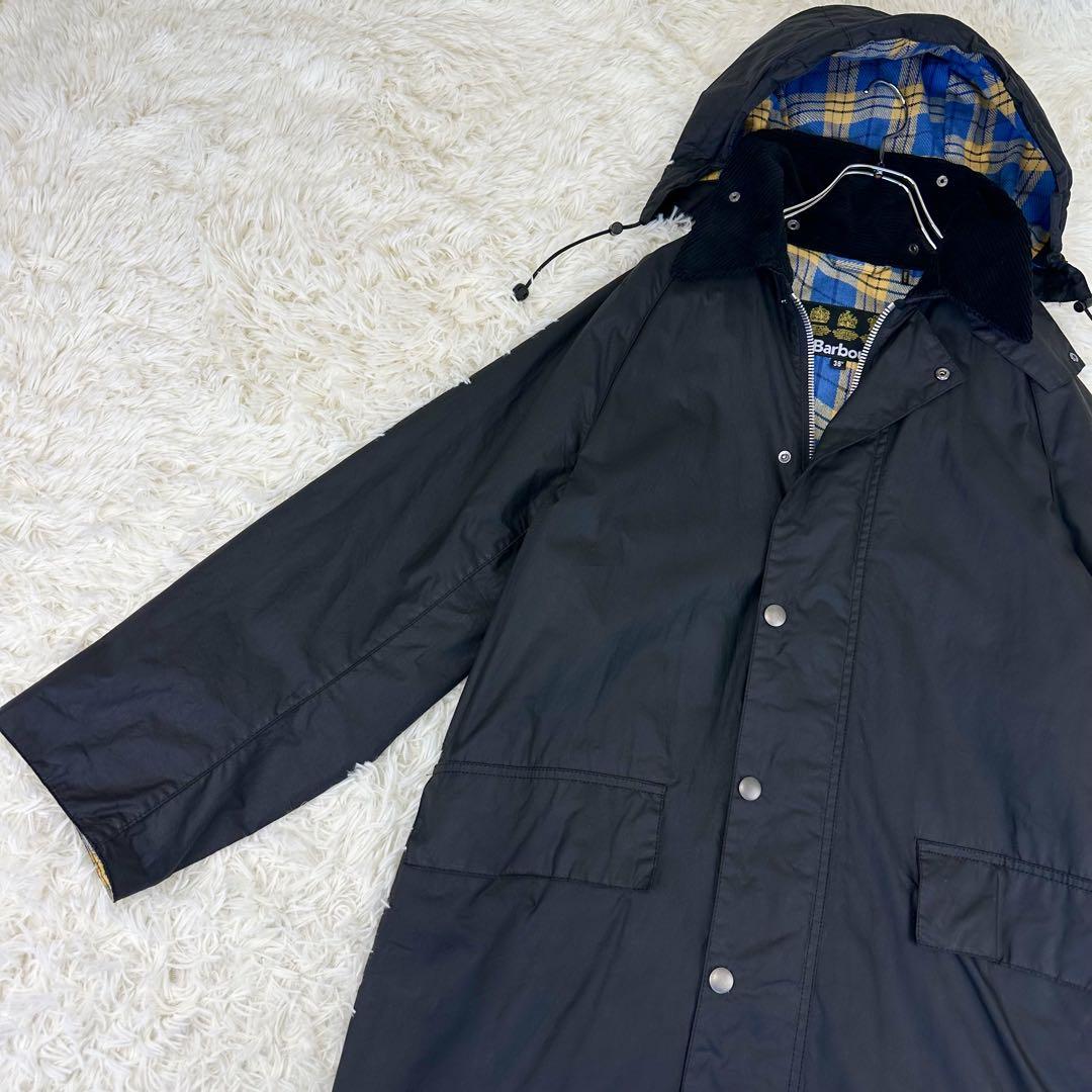 バブアー BEAUTY&YOUTH UNUSED 別注 ロングコート 黒 36