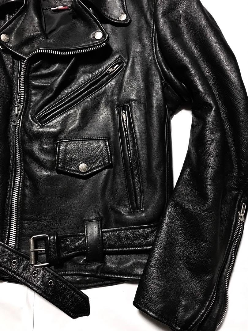 美品 BRANDED GARMENTS 送料込 USA製 革 レザー ライダース