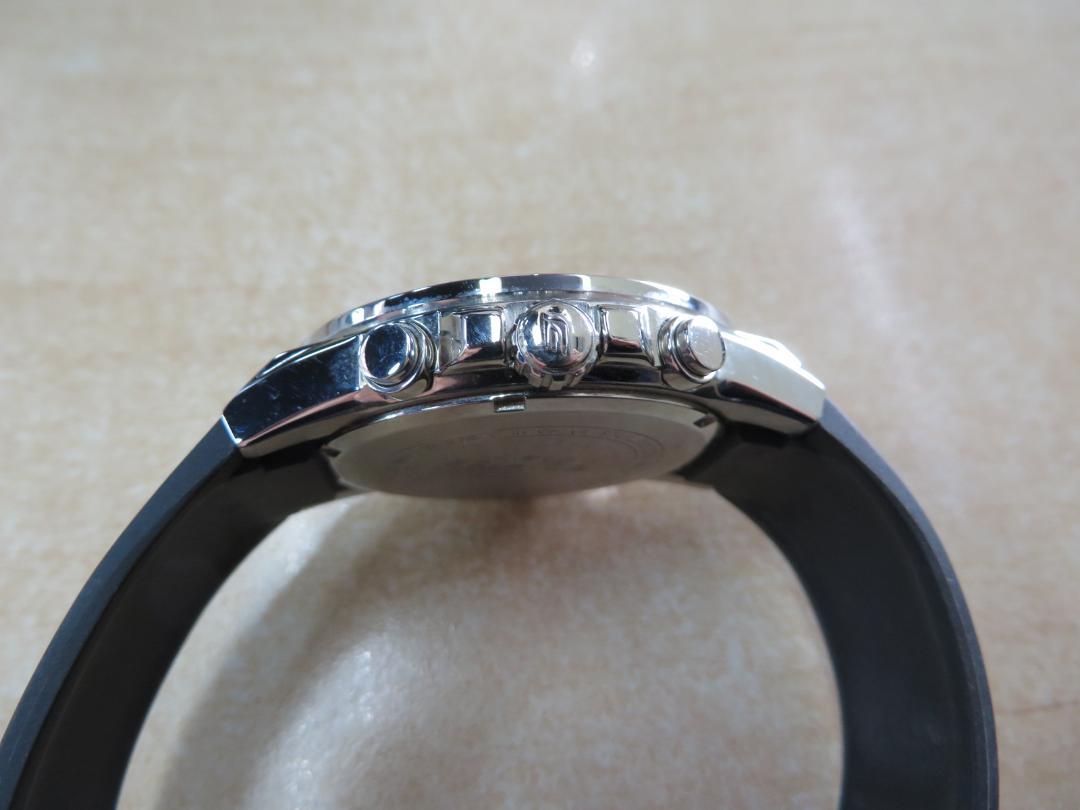 美品エディフィス EDIFICE EF-552 クォーツ クロノグラフ 黒文字盤
