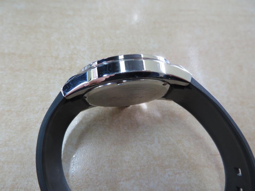 美品エディフィス EDIFICE EF-552 クォーツ クロノグラフ 黒文字盤