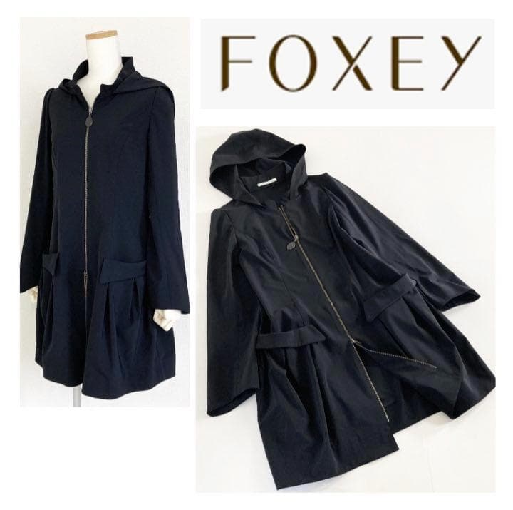 定価9.3万 極美品 FOXEYNEWYORK フォクシー コートレイニー 40