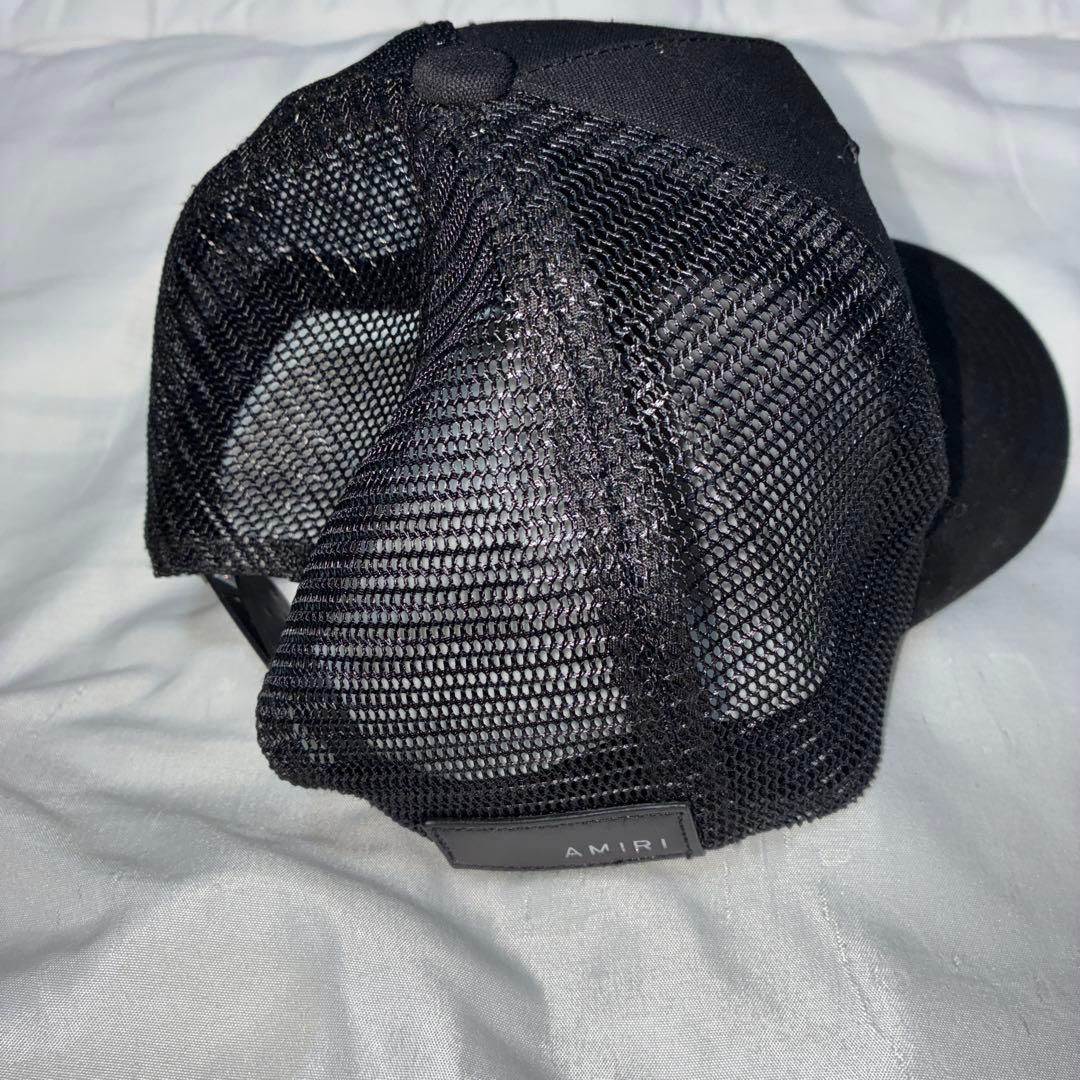 AMIRI ブラック トラッカーキャップ AMIRI ブラック トラッカーキャップ