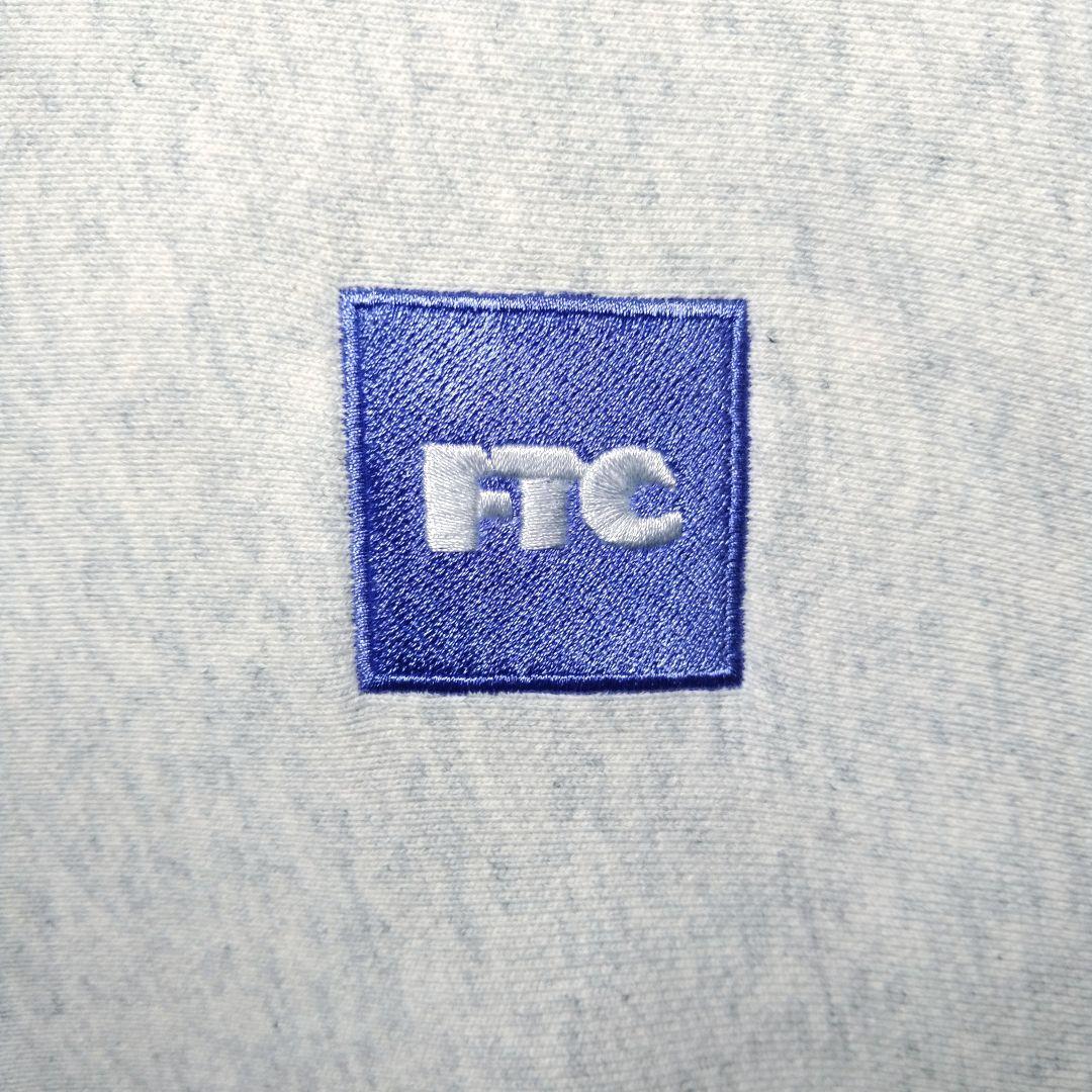 【FTC】ボックスロゴ刺繍　裏起毛　プルオーバーパーカー