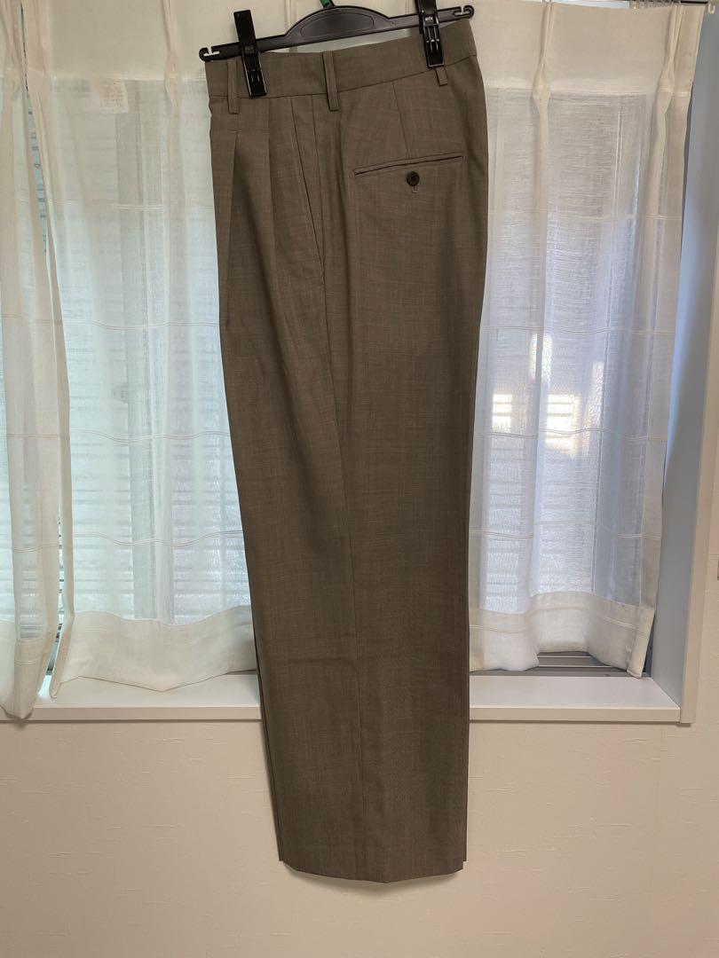 【2色セット】LIDNM SUMMER WOOL WIDE SLACKS
