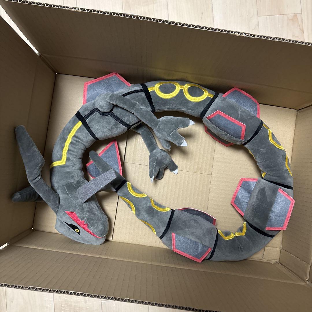 1番くじ　ポケットモンスター A賞 黒いレックウザ抱きぬいぐるみ