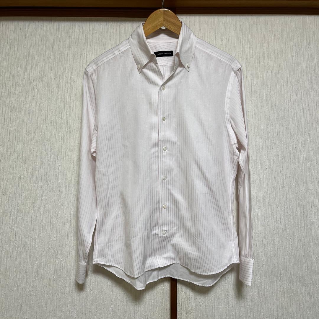 【美品】TOMORROWLAND コットン　カラミ　ワンピースカラーシャツ mdprevattcaulkingandwaterproofing.com