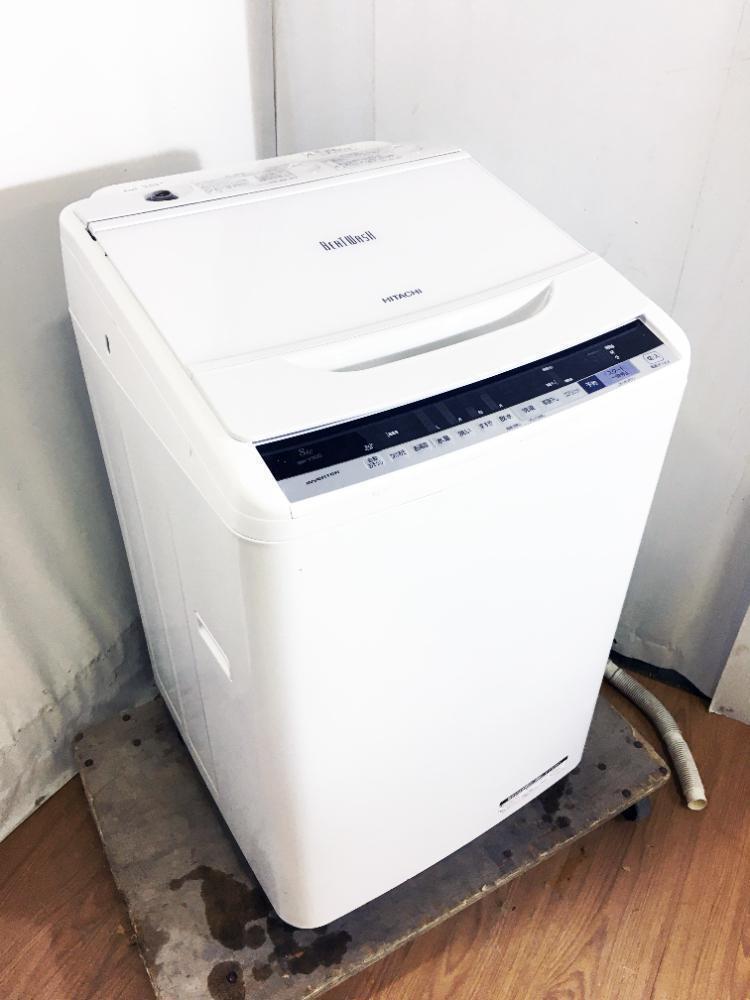 30日迄！送料無料☆日立 8kg 洗濯機【BW-V80B-W】 - メルカリ